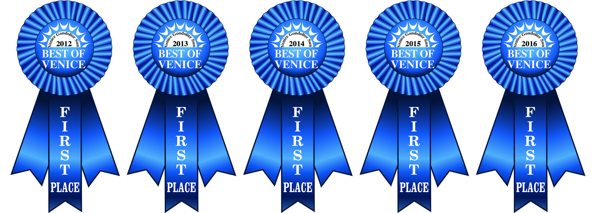 Best of Venice Blue Ribbons